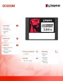 Kingston Dysk SSD DC600M 3840GB