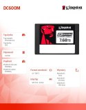 Kingston Dysk SSD DC600M 7680GB