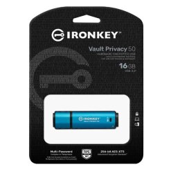 Kingston Pendrive IronKey Vault Privacy 16GB FIPS197 AES-256