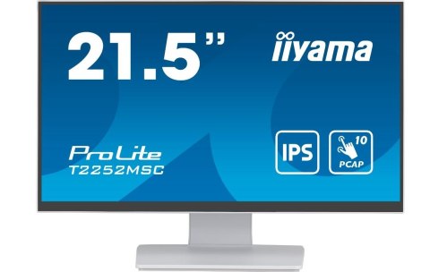 IIYAMA Monitor 22 cale T2252MSC-W2 10 PKT. POJ,IPS,HDMI,DP,2x1W,7H