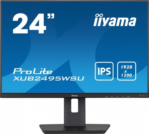 IIYAMA Monitor 24.1 cala XUB2495WSU-B5 IPS,16:10,HAS(150mm),4xUSB