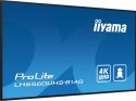 IIYAMA Monitor wielkoformatowy 64.5 cala LH6560UHS-B1AG matowy 24h/7 500(cd/m2) VA 3840 x 2160 UHD(4K) Android.11 Wifi CMS(iiSignage2)