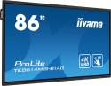 IIYAMA Monitor wielkoformatowy 85.6 cali TE8614MIS-B1AG INFRARED,50pkt,VA,4K,7H,WiFi,MIC,USB-C