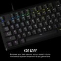 Corsair Klawiatura mechaniczna K70 Core RGB czarna