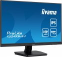 IIYAMA Monitor 23.8 cala ProLite XU2493HSU-B6 IPS.HDMI.DP.2x2W.USBx2.FHD.SLIM.100Hz