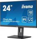 IIYAMA Monitor 23.8 cala XUB2493HSU-B6 IPS.HDMI.DP.2x2W.USBx2.SLIM.HAS(150mm)