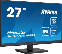 IIYAMA Monitor ProLite XU2792HSU-B6 27 cali IPS,FHD,HDMI,DP,100Hz,4xUSB3.2,SLIM,2x2W