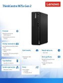 Lenovo Komputer ThinkCentre M75s G2 SFF 11R80043PB W11Pro 5600G/8GB/256GB/INT/DVD/3YRS OS